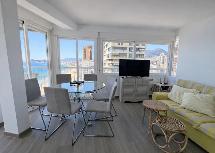 Apartment Stunning Sea View Beachfront 3br Yago Tower Benidorm